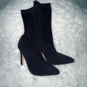 Lemonade Wisdom Black Sock Boots